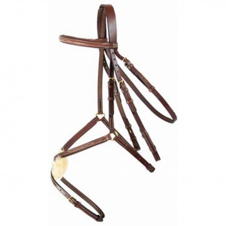 Cabezada Degas T de T muserola cruzada