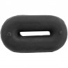 Tope de goma martingala 28mm - Negro
