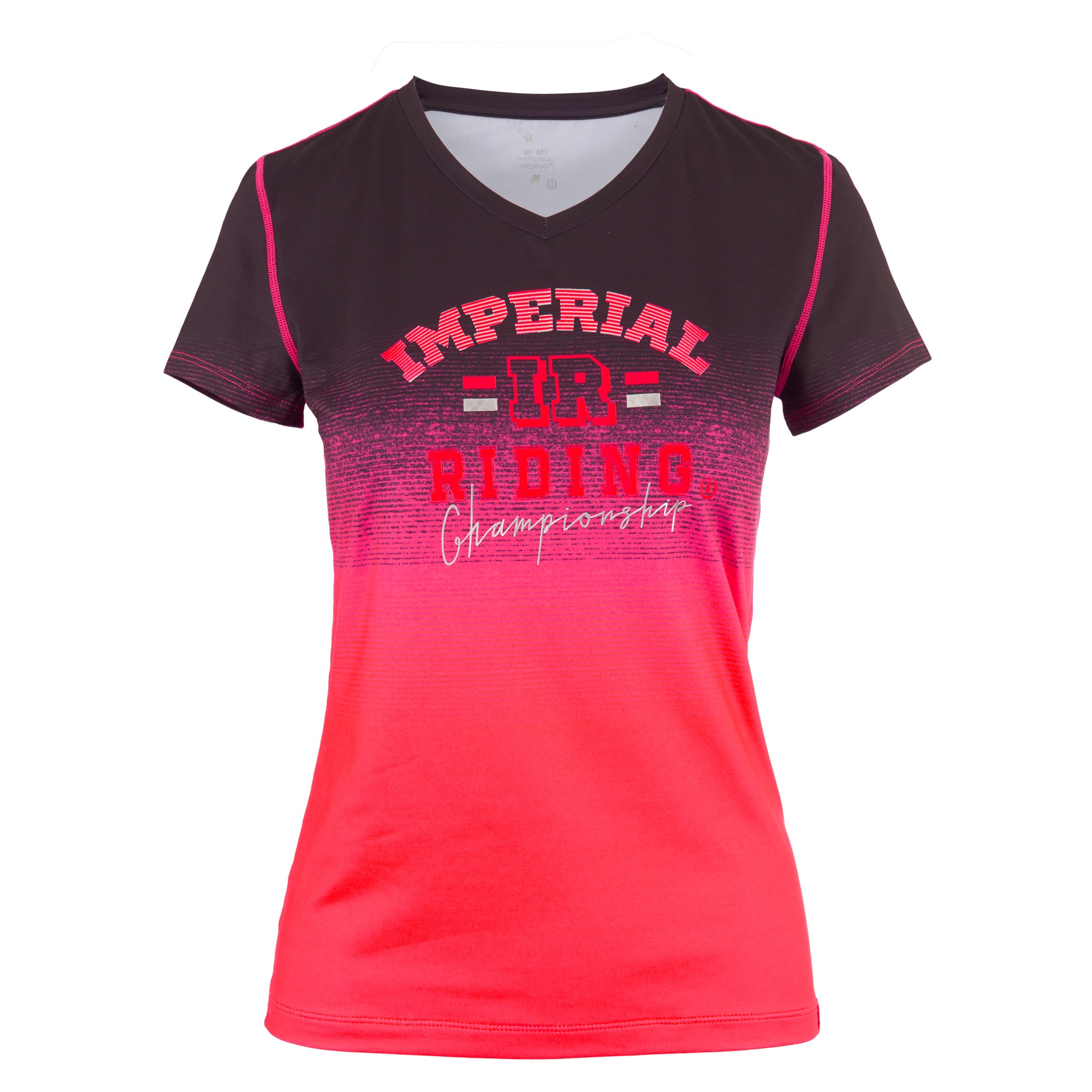 Juego de equitación imperial sobre camiseta Diva rosa