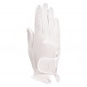 Guantes centelleantes de montar imperiales - Blanco resplandeciente
