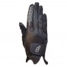 Guantes centelleantes de montar imperiales - Negro brillante