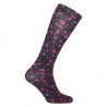 Calcetines para botas Imperial Riding Flowerbomb AOP - Negro DOP