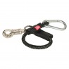 Imperial Riding Elastisch Truck Attachment Lanyard 40cm - Negro