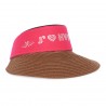 HV Polo Jadore Sombrero para el sol - Fucsia neón