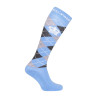 Calcetines tipo polo Argyle HV - AirAzul / Negro