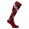 Calcetines tipo polo Argyle HV - Rojo intenso / marino