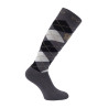 Calcetines tipo polo Argyle HV - Carbón / negro / topo