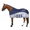 Cubre caballo antimoscas e impermeable Imperial Riding Super-dry - Azul marino