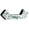 Adhesivos Flex-On para estribos Safe-On o Junior - Blanco / verde mate