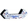 Adhesivos Flex-On para estribos Safe-On o Junior - Blanco / azul mate