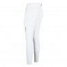 Pantalón de montar mujer Euro-Star Nika FullGrip - Blanco