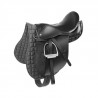 Juego de silla Haflinger 17,5" - Negro