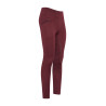 Leggings de equitación Euro-Star Dietse Winter FullGrip - Burdeos