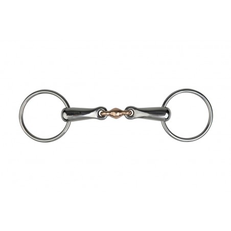 Filete de 2 anillas Metalab con eslabón de cobre