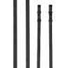 Riendas de goma LeMieux Kris Ultragrip - Negro