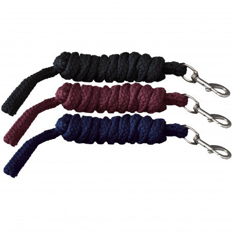 Longe trenzada lisa con hebilla blanca Canter