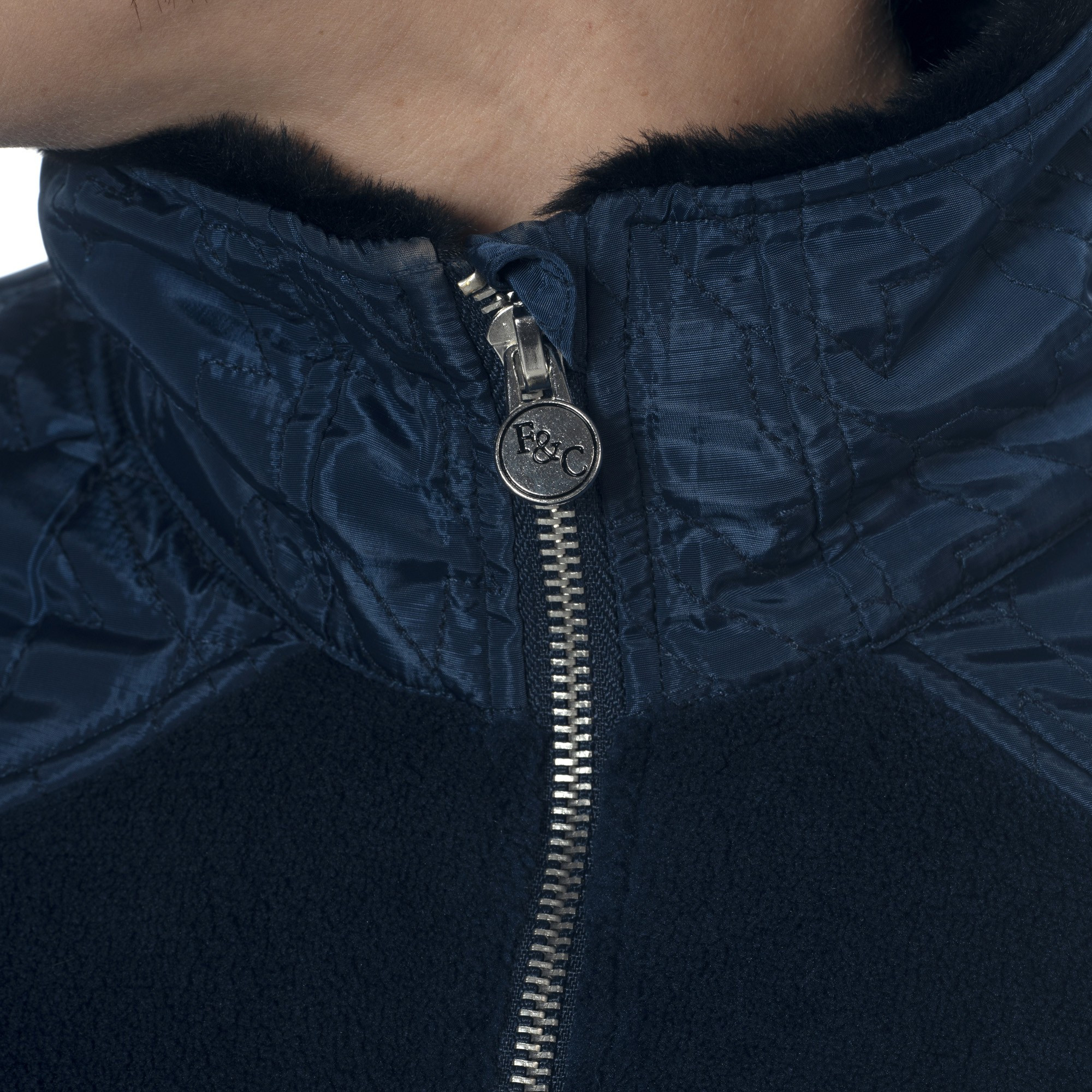 Haisla Flags & Cup - Chaqueta polar para mujer Azul marino Haisla Flags & Cup - Chaqueta polar para mujer Azul marino