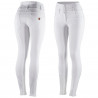 Pantalones de Montar con Cintura Alta deAsiento Completo de Silicona para Mujer Tara Horze - Gris oscuro
