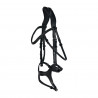 Peckham Anatomic Bridle with Embroidery Horze - Negro