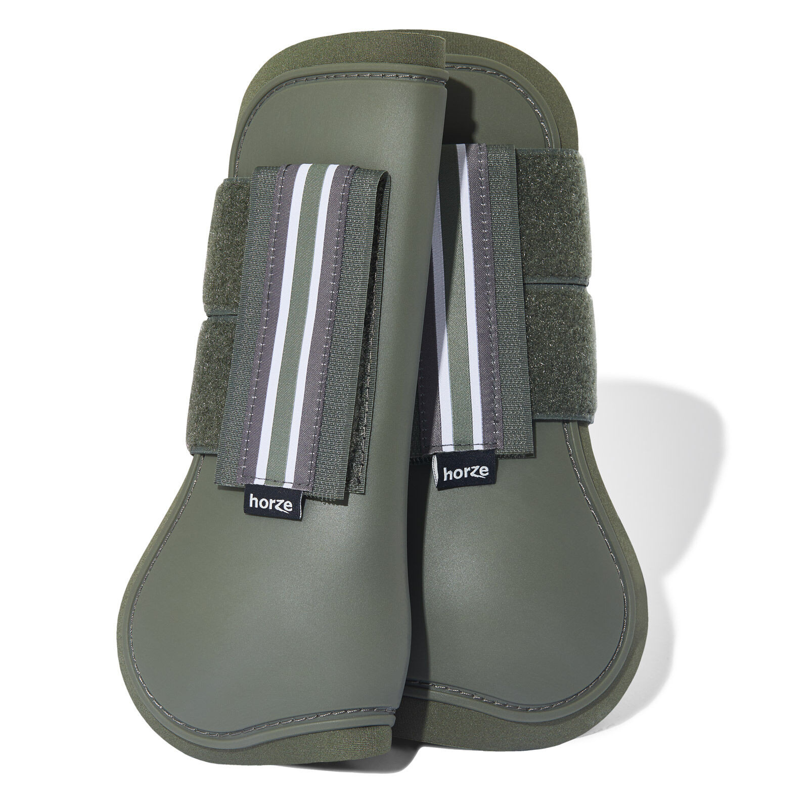Protectores de Tendón Adepto Horze Escarabajo verde caqui