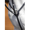 Pechopetral con martingala LeMieux - Negro / plata