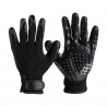 Horze Guantes de Cepillado Súper Tacto - Negro