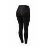 Leggings de invierno Horze con culera de silicona Active para mujer - Negro