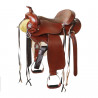 Silla western trail faldón redondo full quarter 8020 - Avellana