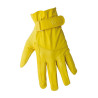 Guantes de equitación de cuero con cierre de velcro Umbria Equitazione 174 - Amarillo