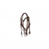 Brida western Lakota con riendas - Marrón oscuro