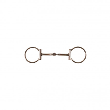 Mors western en D de acero inoxidable de Pool con inserciones de cobre