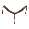 Pechera western Lakota Flower 609htf - Castaño