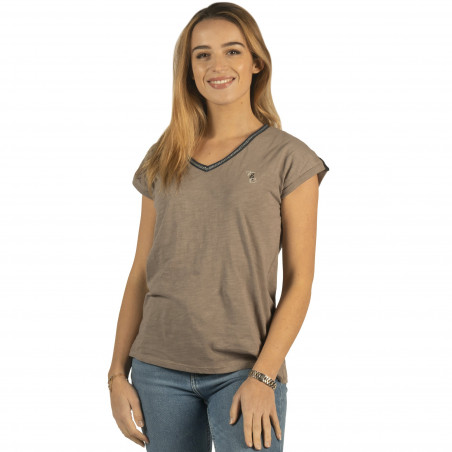 Camiseta femenina Janina Flags & Cup