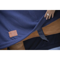 Manta Paddock Sports Séchante Azul marino