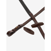 Topes de riendas de goma LeMieux Castaño Marrón