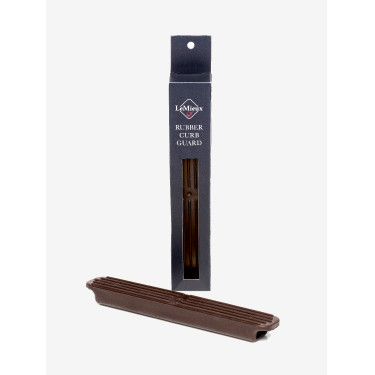 Protector de barbada LeMieux de caucho Castaño Marrón