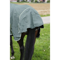 Manta Equithème TYREX 600D reciclada Verde
