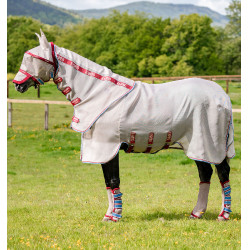 Cubierta antimoscas Horseware Rambo Protector con disco