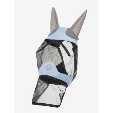 Máscara anti-moscas LeMieux Visor-Tek completa Niebla Azul
