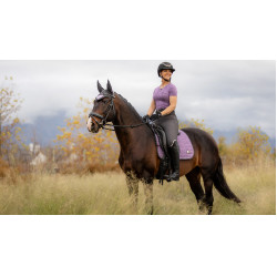 Manta de doma LeMieux Earth Square Cardón Violeta Manta de doma LeMieux Earth Square Cardón Violeta