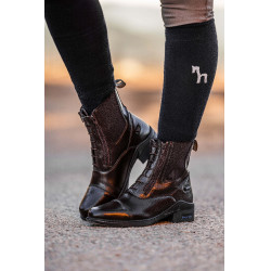 Botas Horze de cuero Horze Kingston con doble cremallera para mujer Botas Horze de cuero Horze Kingston con doble cremallera para mujer