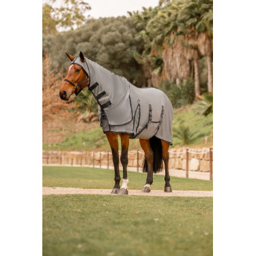 Cubre-moscas Horze Paso Fino con cuello incorporado y protección UV Cubre-moscas Horze Paso Fino con cuello incorporado y protección UV