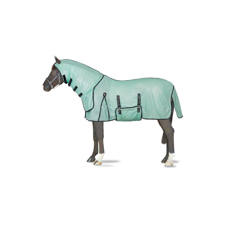 Cubre-moscas Horze Paso Fino con cuello incorporado y protección UV Cubre-moscas Horze Paso Fino con cuello incorporado y protección UV