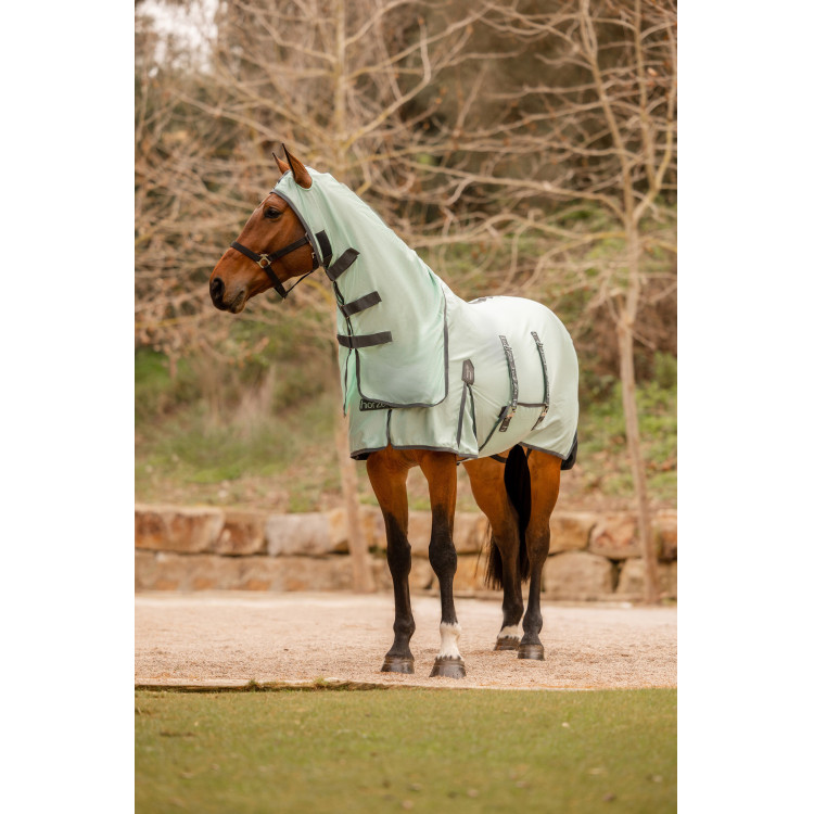 Cubre-moscas Horze Paso Fino con cuello incorporado y protección UV Cubre-moscas Horze Paso Fino con cuello incorporado y protección UV