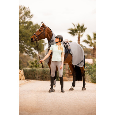 Cobertura anti-moscas para montar a caballo Horze Paso Fino con cuello desmontable y protección UV Cobertura anti-moscas para montar a caballo Horze Paso Fino con cuello desmontable y protección UV