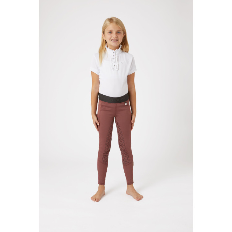 Leggings de equitación con silicona Horze Leighton Adolescente de asiento completo con forro cálido Leggings de equitación con silicona Horze Leighton Adolescente de asiento completo con forro cálido