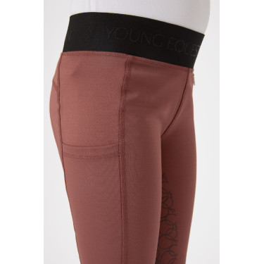 Leggings de equitación con silicona Horze Leighton Adolescente de asiento completo con forro cálido Leggings de equitación con silicona Horze Leighton Adolescente de asiento completo con forro cálido