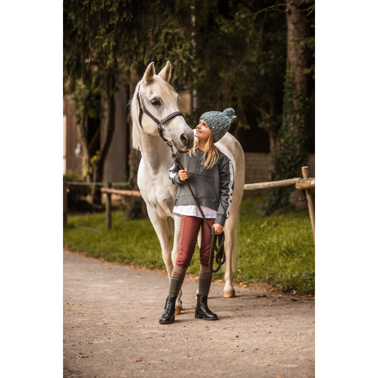 Leggings de equitación con silicona Horze Leighton Adolescente de asiento completo con forro cálido Leggings de equitación con silicona Horze Leighton Adolescente de asiento completo con forro cálido