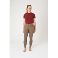 Pantalón de equitación con refuerzos Grip Horze Grand Prix Pro para mujer Marrón gris hierro Pantalón de equitación con refuerzos Grip Horze Grand Prix Pro para mujer Marrón gris hierro