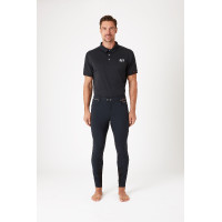Pantalón de equitación con culera completa B Vertigo Damien hombre Gris antracita oscuro